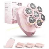 7D Women s 2-in-1 Shaver: Waterproof LED