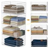 Yociyoga 4-Tier Closet Organizer System, White