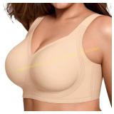 LetsJoli Wireless Push Up Bra Plus Size XXL