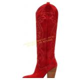 VOMIRA Knee High Cowboy Boots Women