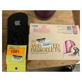 2pk Non-slip Yoga Socks & 2lb Wrist/Ankle Weights