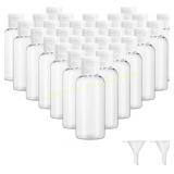 Dabacc 30 Pcs 2 oz Clear Bottles with Flip Cap