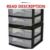Homz 2-Pack Storage Cart: 2-Drawer Organizer