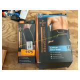 Compression Calf Sleeve L/XL & Back Wrap S/M Pack