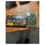 Christmas ornaments, if light face paint