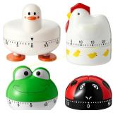 Amylove 4 Pcs Kitchen Timer, Egg Windup 60m