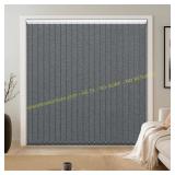 LazBlinds Darkening Vertical Slat Pack Grey