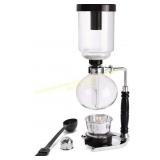 LUEUR Glass Siphon Coffee Maker, 5-Cup