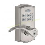 Kwikset SmartKey Satin Nickel Lever