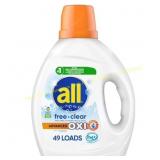 Free Clear Liquid Detergent, Oxi, 73oz (49)