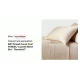 Threshold 320-Thread Lyocell Sheet Set Twin/XL