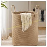 YOUDENOVA Jute Rope Laundry Hamper 58L