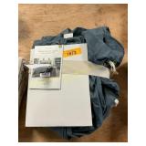 Threshold Stripe Damask Duvet Cover Full/Queen