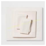 Room Essentials Twin XL Sateen Sheet Set Ivory