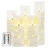 Flickering Flameless Candles Decor (Gold)
