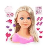 Charlene Blonde Styling Head with Makeup