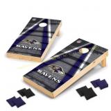 NFL Ravens Cornhole Board - Gray 2x4