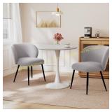 Dining Chair, Upholstered Grey