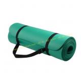 BalanceFrom GoYoga 71x24 Yoga Mat Green