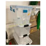 5ct Sterlite Plastic Storage Totes Various Sizes