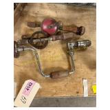 Vintage Hand Drills