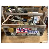 Vintage Handle Basket with Hardware