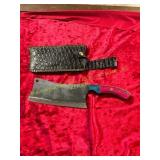 Damascus Knife with Sheath