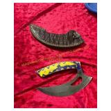 Damascus Knife with Sheath