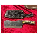 Damascus Knife with Sheath