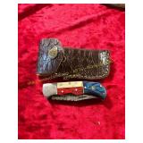 Damascus Knife with Sheath