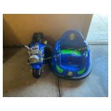 Kids Bumper Car + Ride on Motorcycle