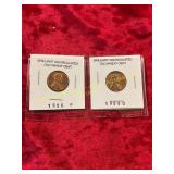 1956 P + 1958 D Pennies