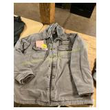 Mens M Wrangler Shirt Jacket with Hood
