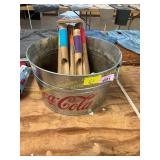Coca Cola Bin + Wooden Chimes