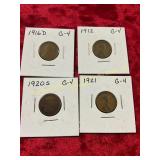 4ct Wheat Pennies