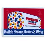 Tinworld Tin Sign: Wonder Bread Loaf A689