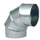 2ct Imperial 8in Galvanized Steel Elbow 90