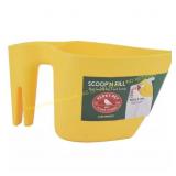 Scoop-N-Fill Bird Seed Scoop, Large black cup