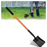 Small Square Shovel w/ Metal Handle, 43.3in