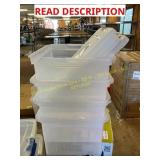 5ct Sterlite Plastic Storage Totes Various Sizes