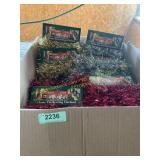 6pk Youngcraft 10ft Red, Silver & Gold Garland