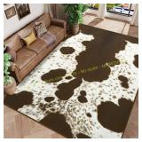 Amearea Faux Cowhide Rug 5x7