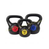 BalanceFrom Kettlebell 20 lb   Black