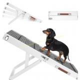Upgraded Dog Ramp for Couch, Foldable White