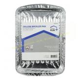 Home Plus Durable Foil Broiler Pan 24 pk