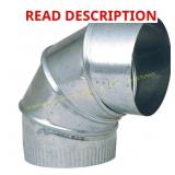 2ct Imperial 8in Galvanized Steel Elbow 90