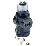 7ct Leviton Plastic Medium Base Lampholder w/Outle