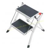 Hailo MK60 Mini Steel Step Stool, 330 lb