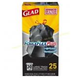 Glad ForceFlexPlus Large Trash Bags, 30 Gal