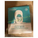 Zn cuet d Gel Beads Mask & Brunette Wig Pack